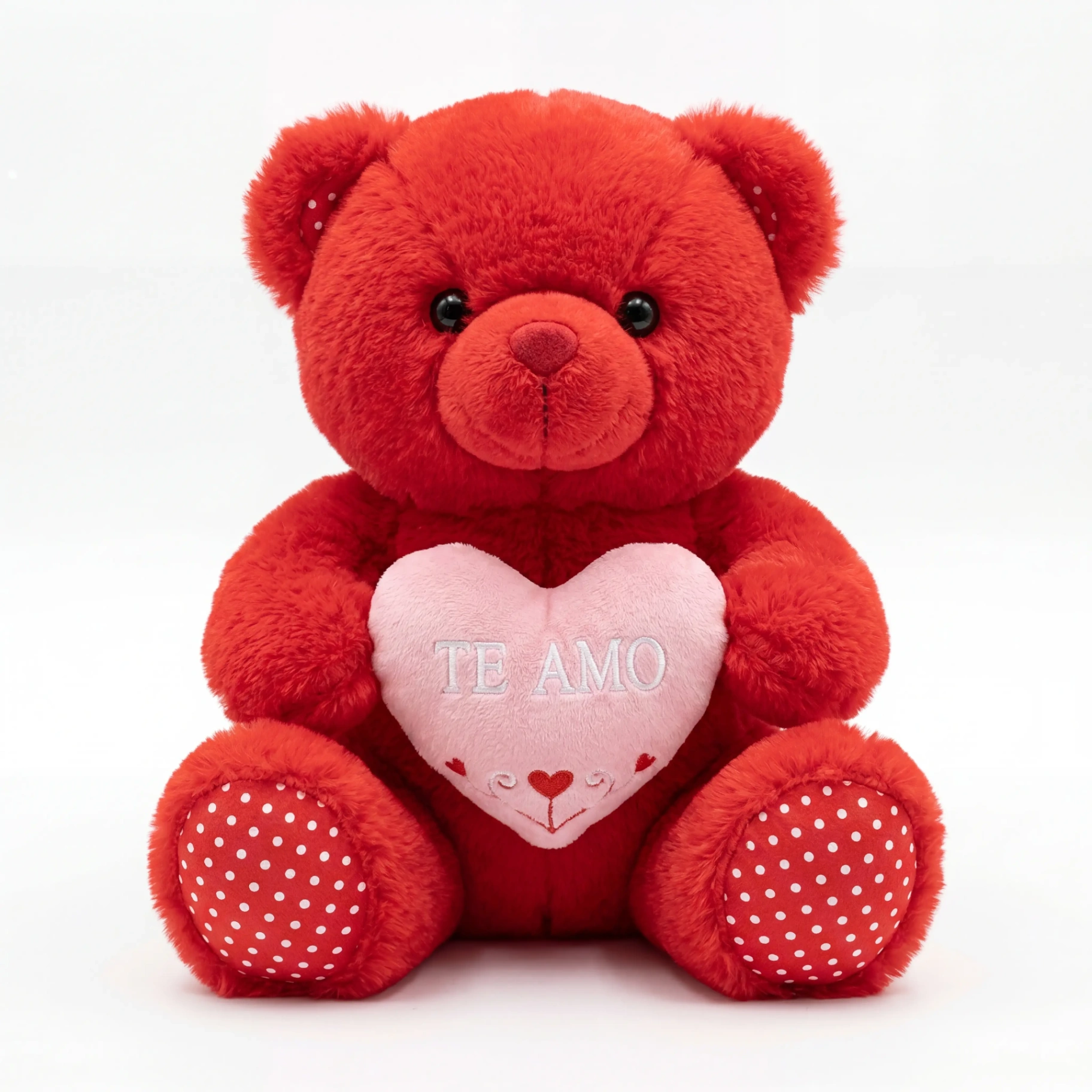 Oso de peluche Rojo - 15 cm