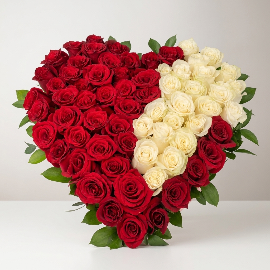 Caja de Flores - Corazón Encantado