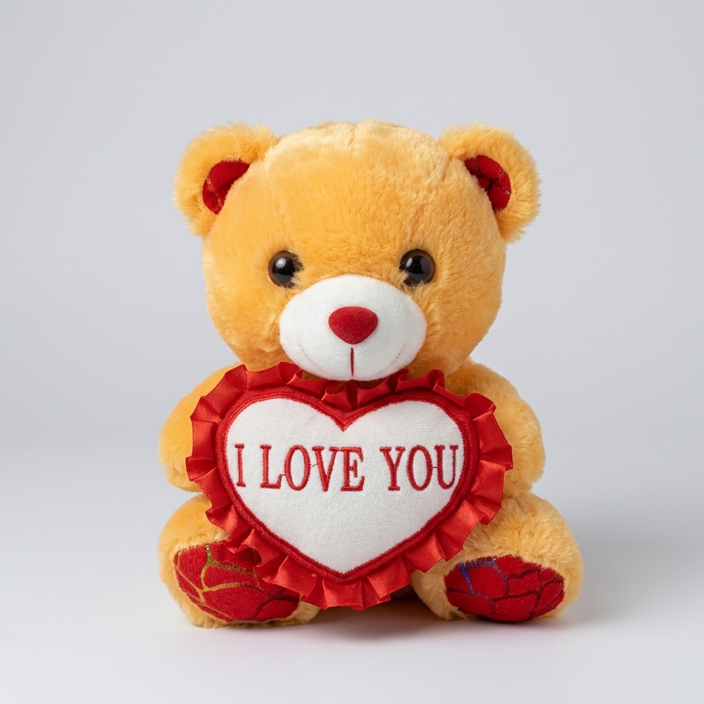 Osito Pequeño de Peluche Corazón Enamorado